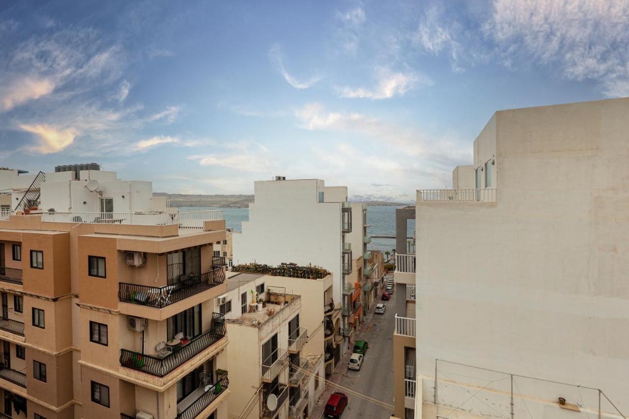 Appartamento Perfect Seaview Penthouse St. Paul's Bay Esterno foto